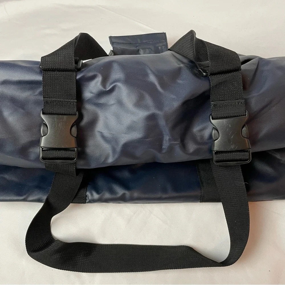 BOSS Hugo Boss Parfums Weekender Duffle Travel Overnight Bag Navy Blue Men’s